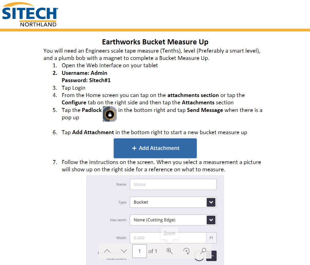Earthworks Bucket Measure Up SITECH Northland